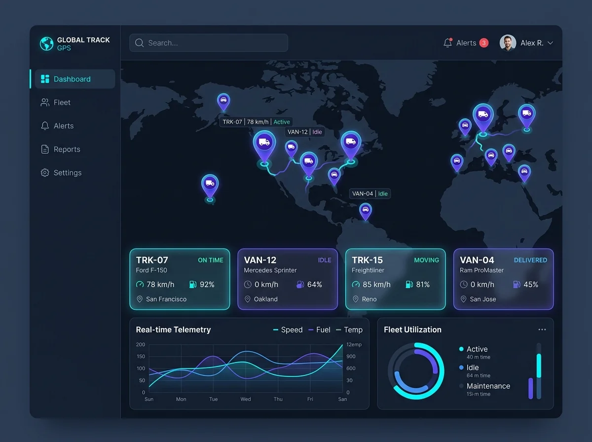 Location & Fleet Management System